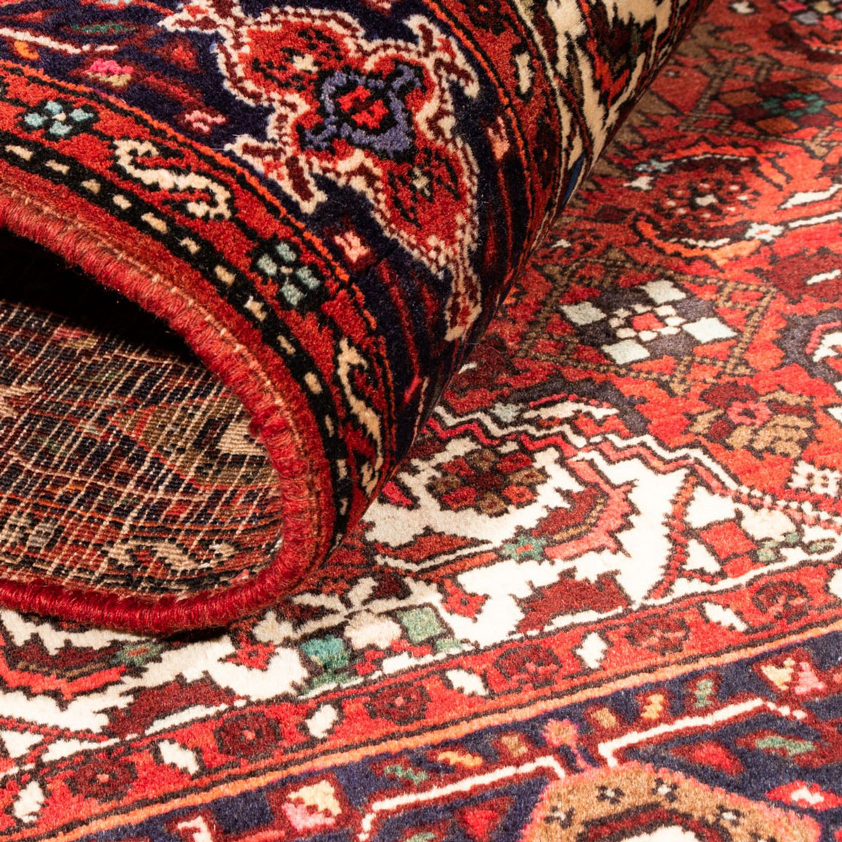 Perserteppich - Nomadic - 155 x 107 cm - rot