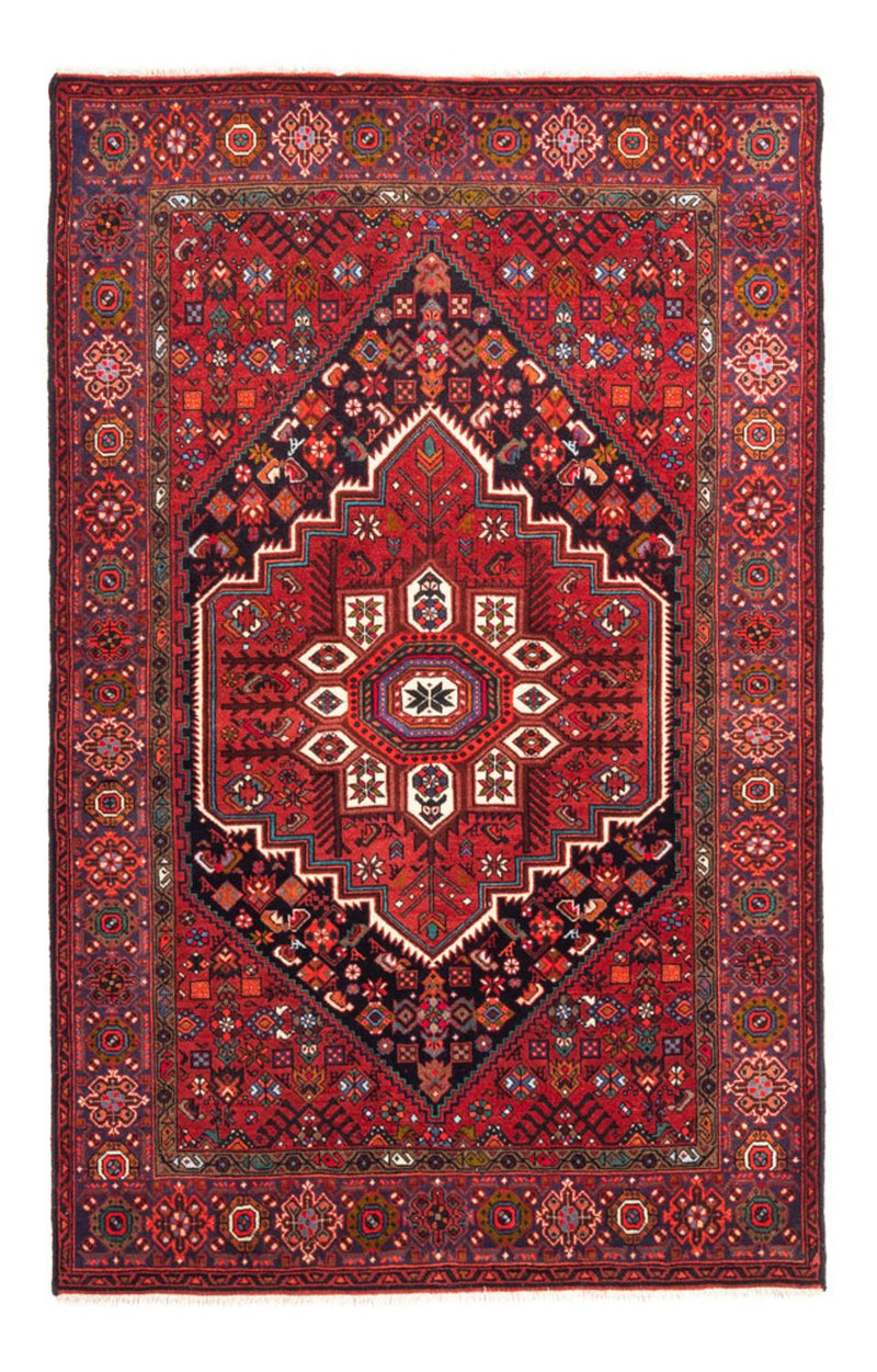 Perserteppich - Nomadic - 159 x 110 cm - rot