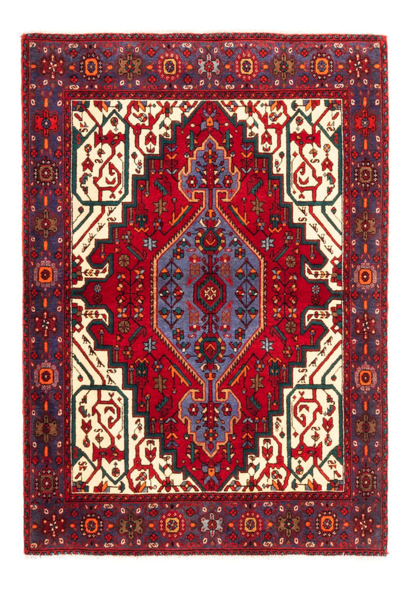 Perserteppich - Nomadic - 148 x 107 cm - rot