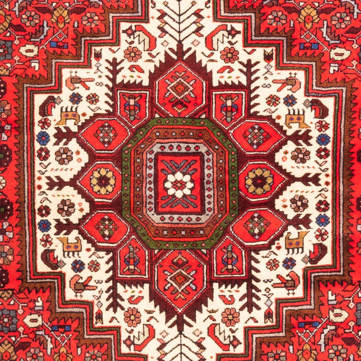 Perserteppich - Nomadic - 147 x 100 cm - rot