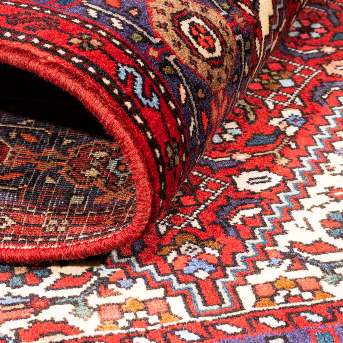 Perserteppich - Nomadic - 155 x 100 cm - rot