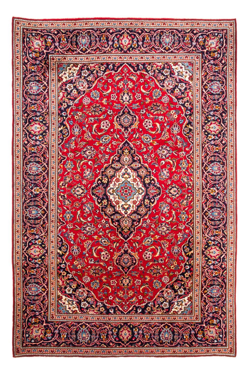 Perserteppich - Keshan - 310 x 193 cm - rot