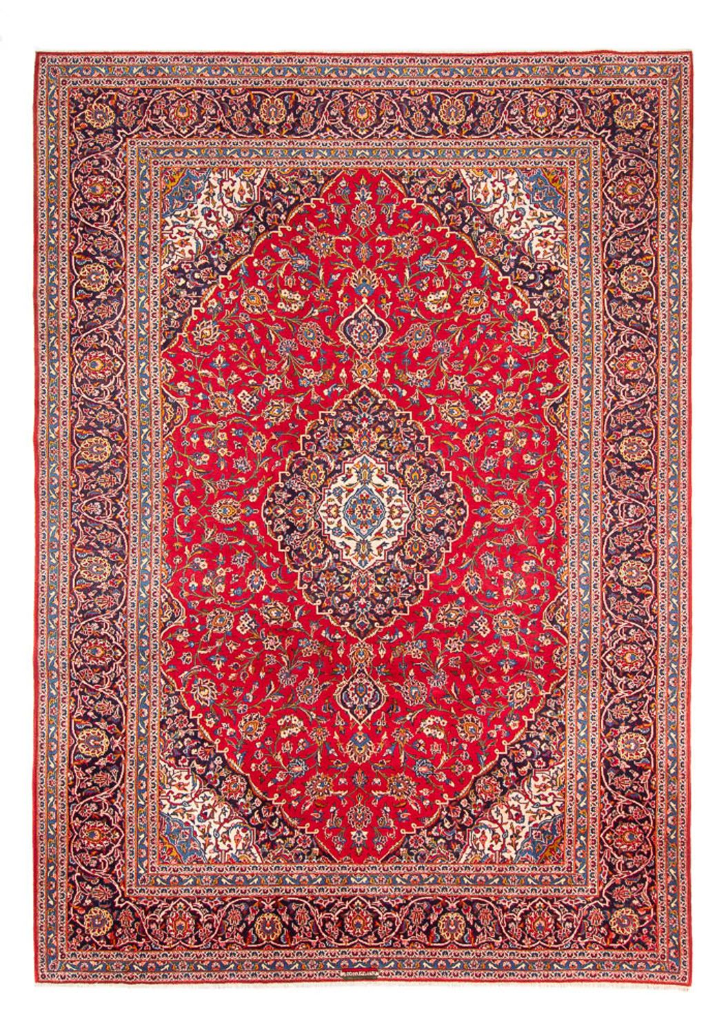 Perserteppich - Keshan quadratisch - 254 x 246 cm - rot