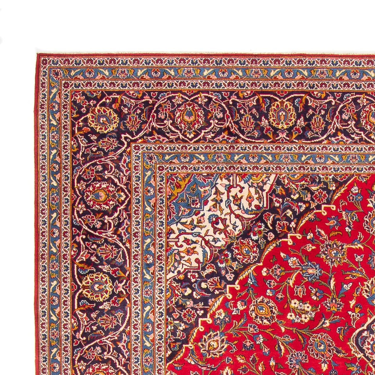 Perserteppich - Keshan quadratisch - 254 x 246 cm - rot