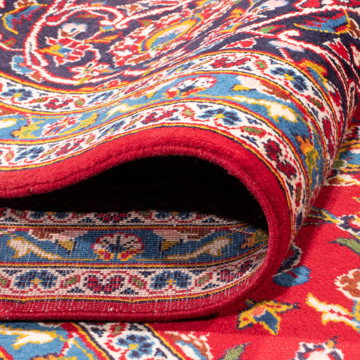 Perserteppich - Keshan quadratisch - 254 x 246 cm - rot