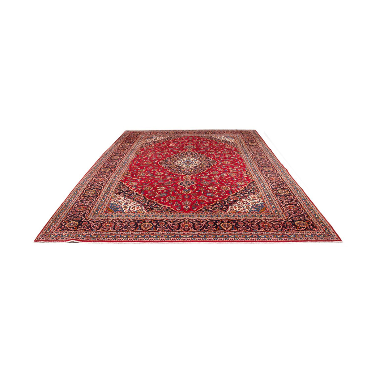 Perserteppich - Keshan quadratisch - 254 x 246 cm - rot