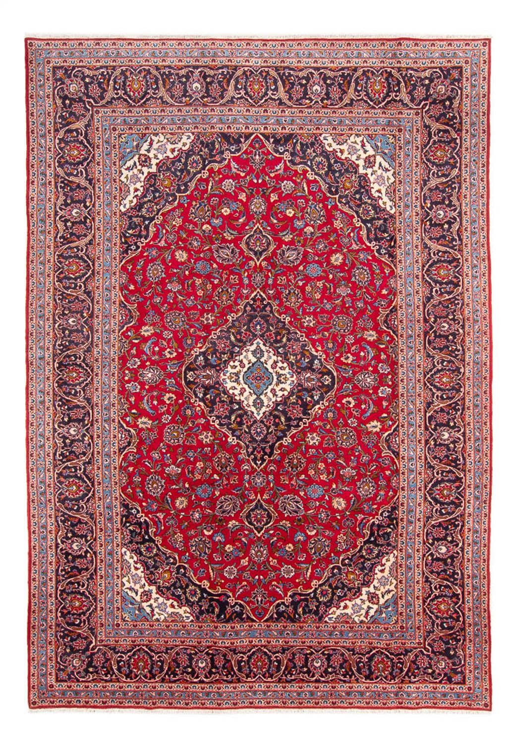 Perserteppich - Keshan - 359 x 244 cm - rot