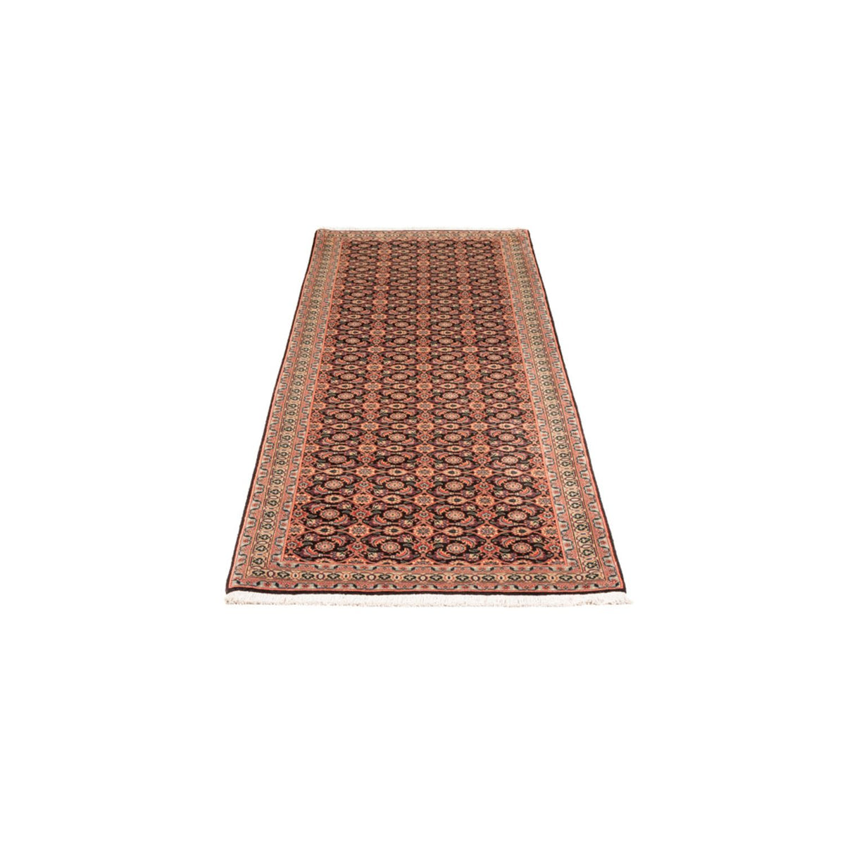 Läufer Perser - Täbriz - Royal - 200 x 68 cm - dunkelblau
