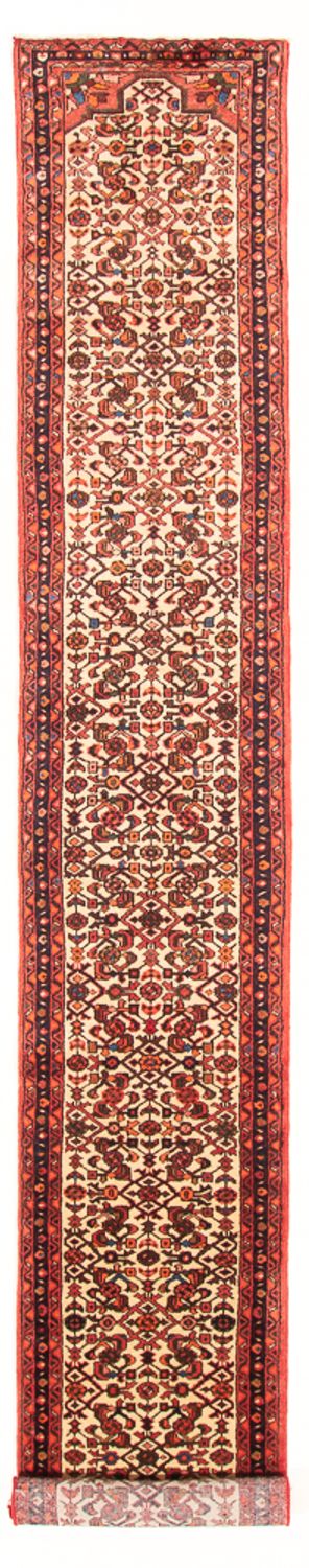 Läufer Kelim - Oriental - 408 x 70 cm - beige