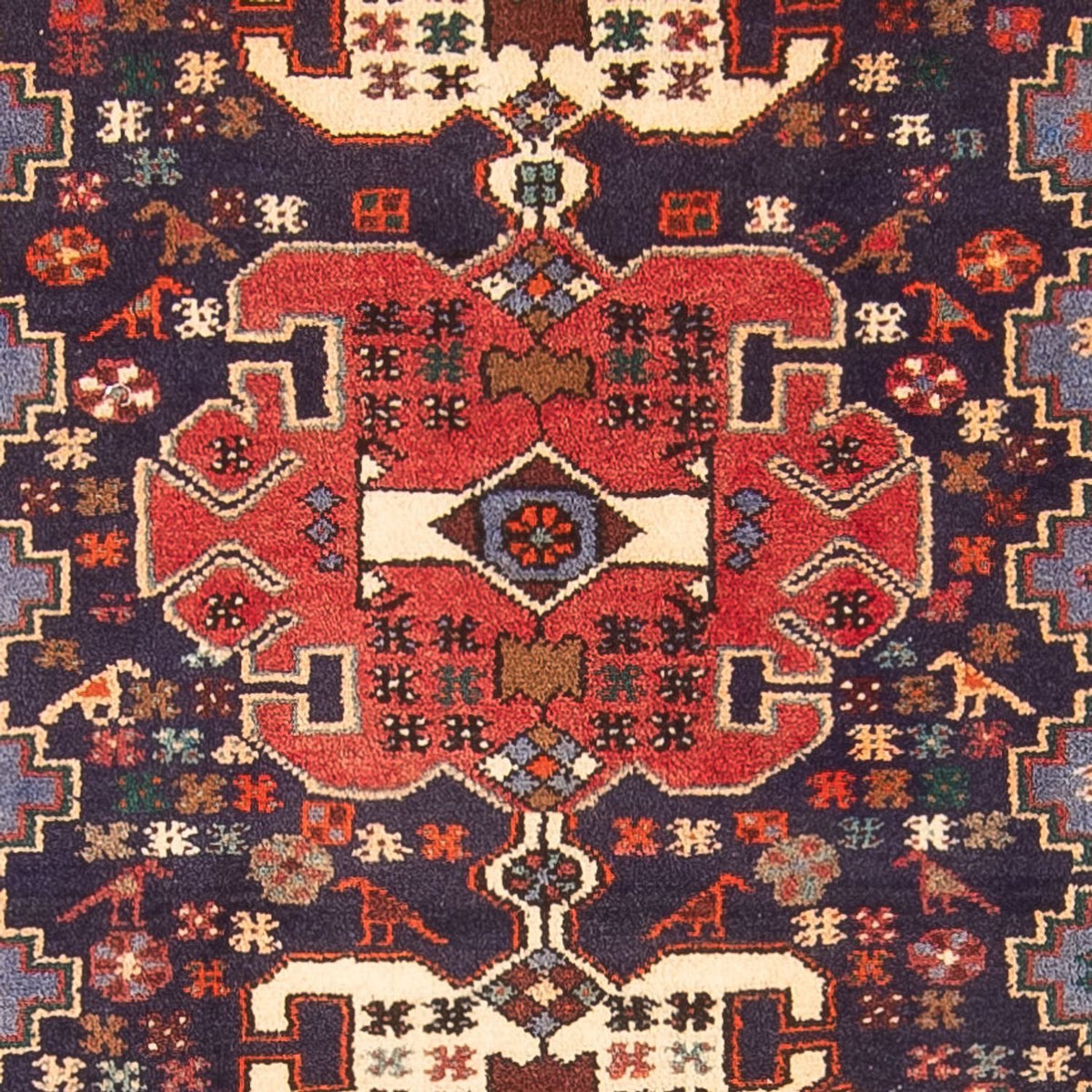 Läufer Perser - Nomadic - 390 x 103 cm - dunkelblau