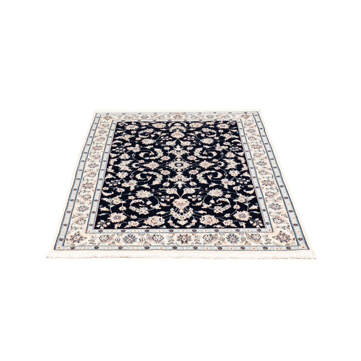 Perserteppich - Nain - Premium - 152 x 107 cm - dunkelblau