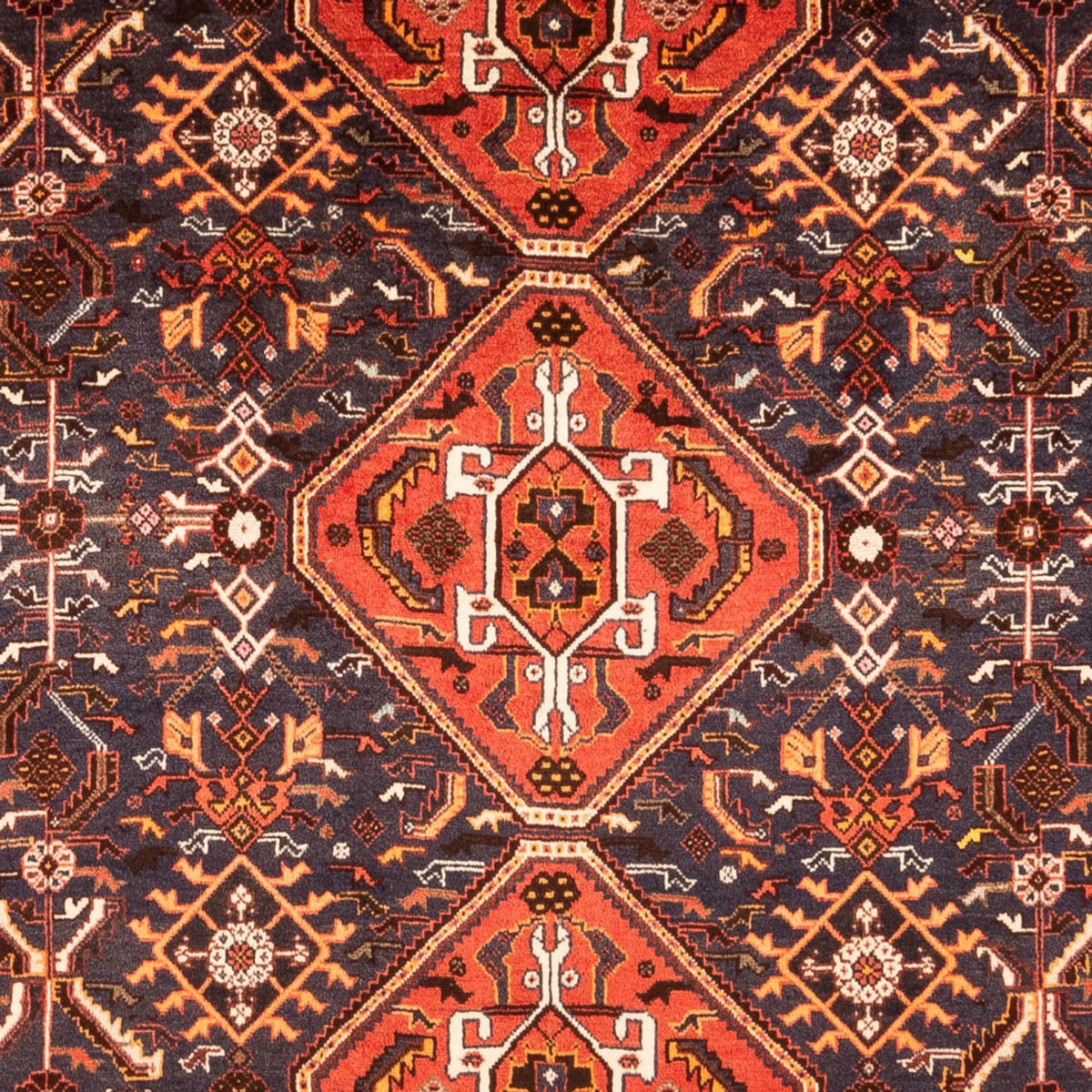 Perserteppich - Nomadic - 305 x 188 cm - dunkelrot