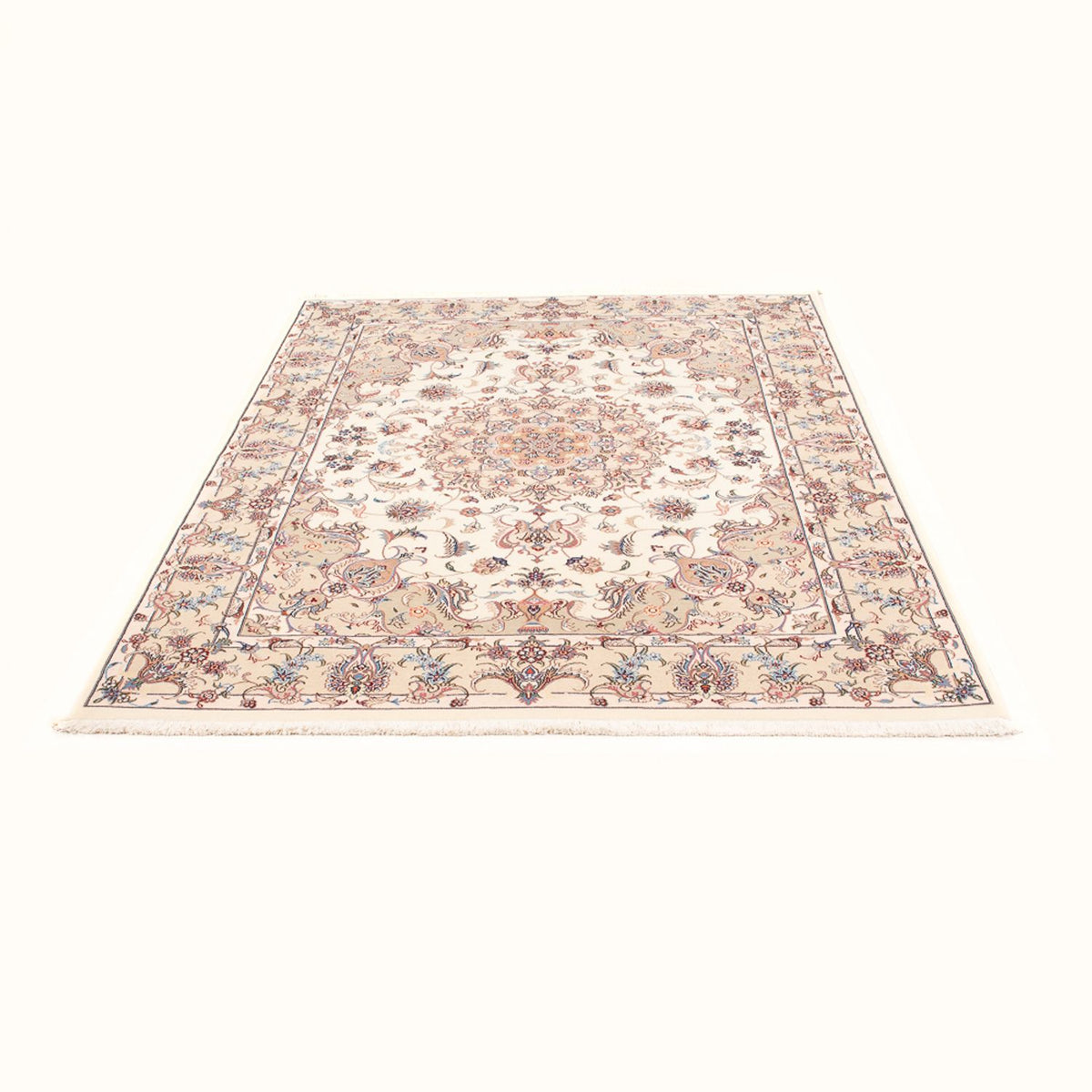 Perserteppich - Täbriz - Royal - 198 x 148 cm - creme