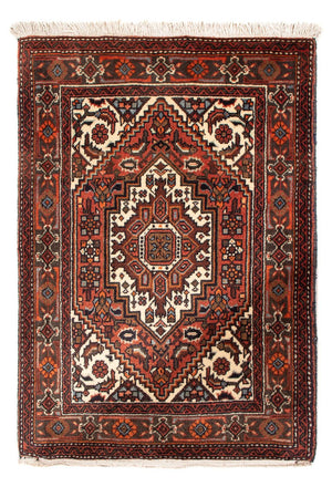 Perserteppich - Nomadic - 90 x 61 cm - rot