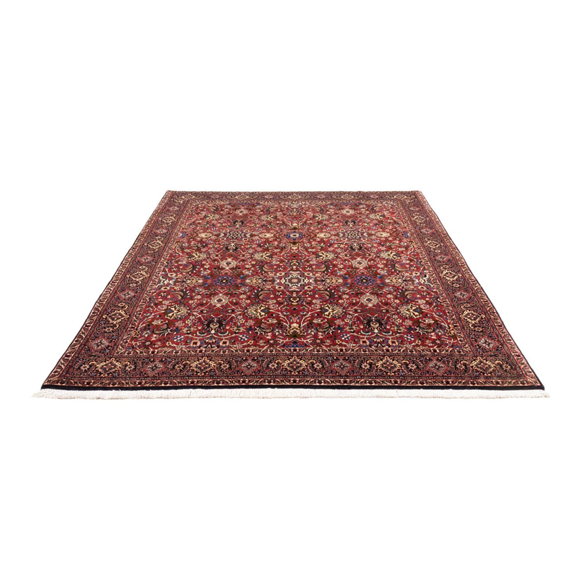 Perserteppich - Bidjar - Royal - 246 x 197 cm - bordeauxrot