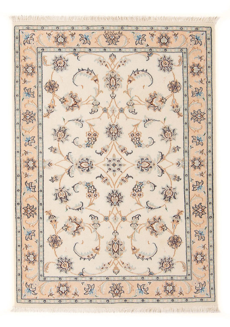 Perserteppich - Nain - Premium - 118 x 80 cm - creme