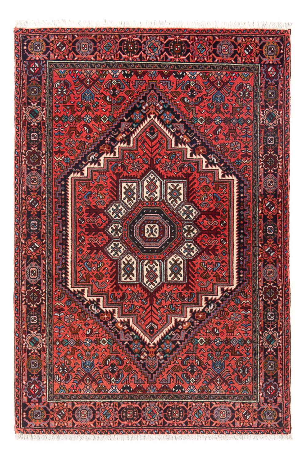 Perserteppich - Nomadic - 123 x 77 cm - rot