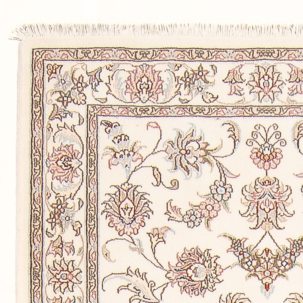 Läufer Perser - Täbriz - Royal - 298 x 91 cm - creme