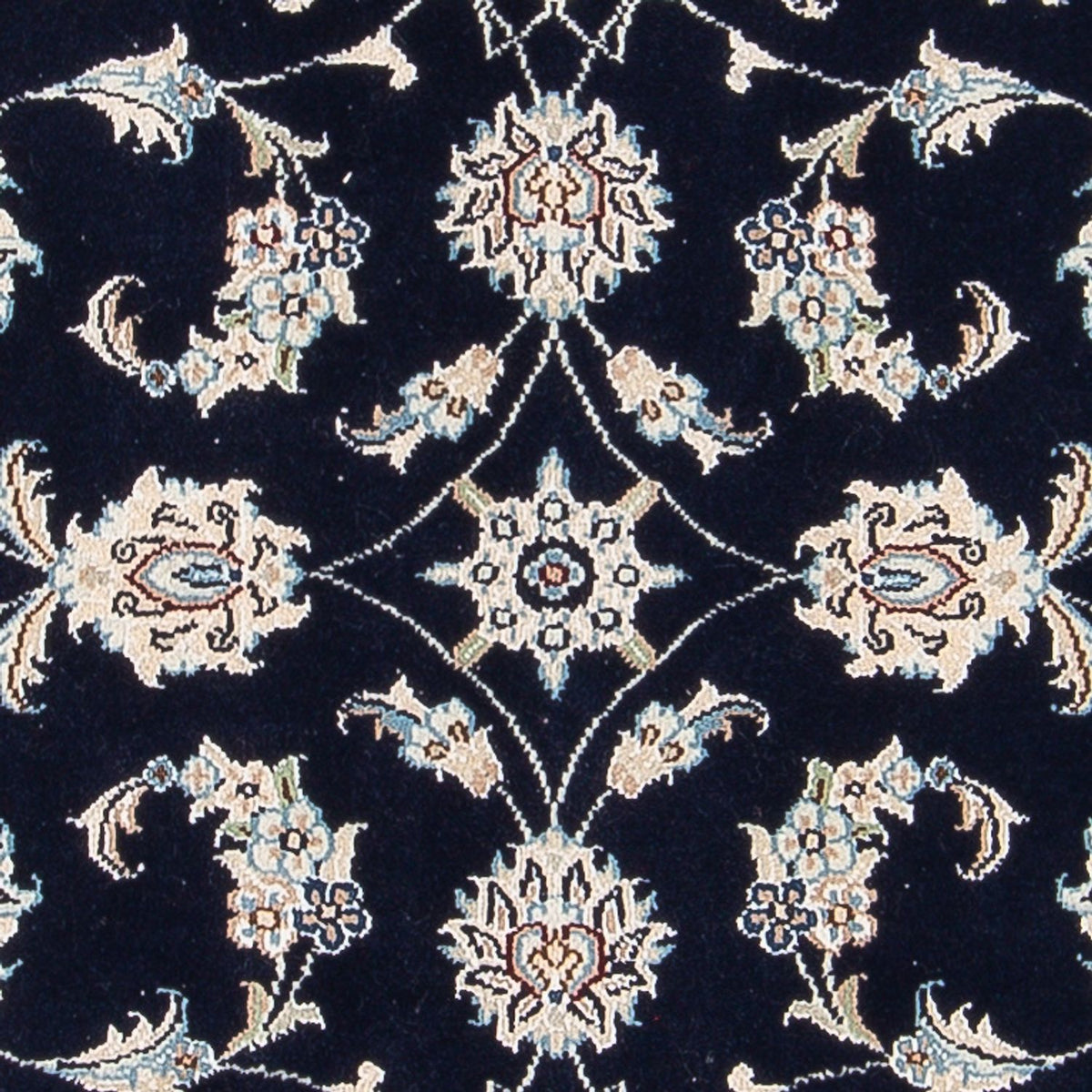 Perserteppich - Nain - Premium - 119 x 82 cm - dunkelblau