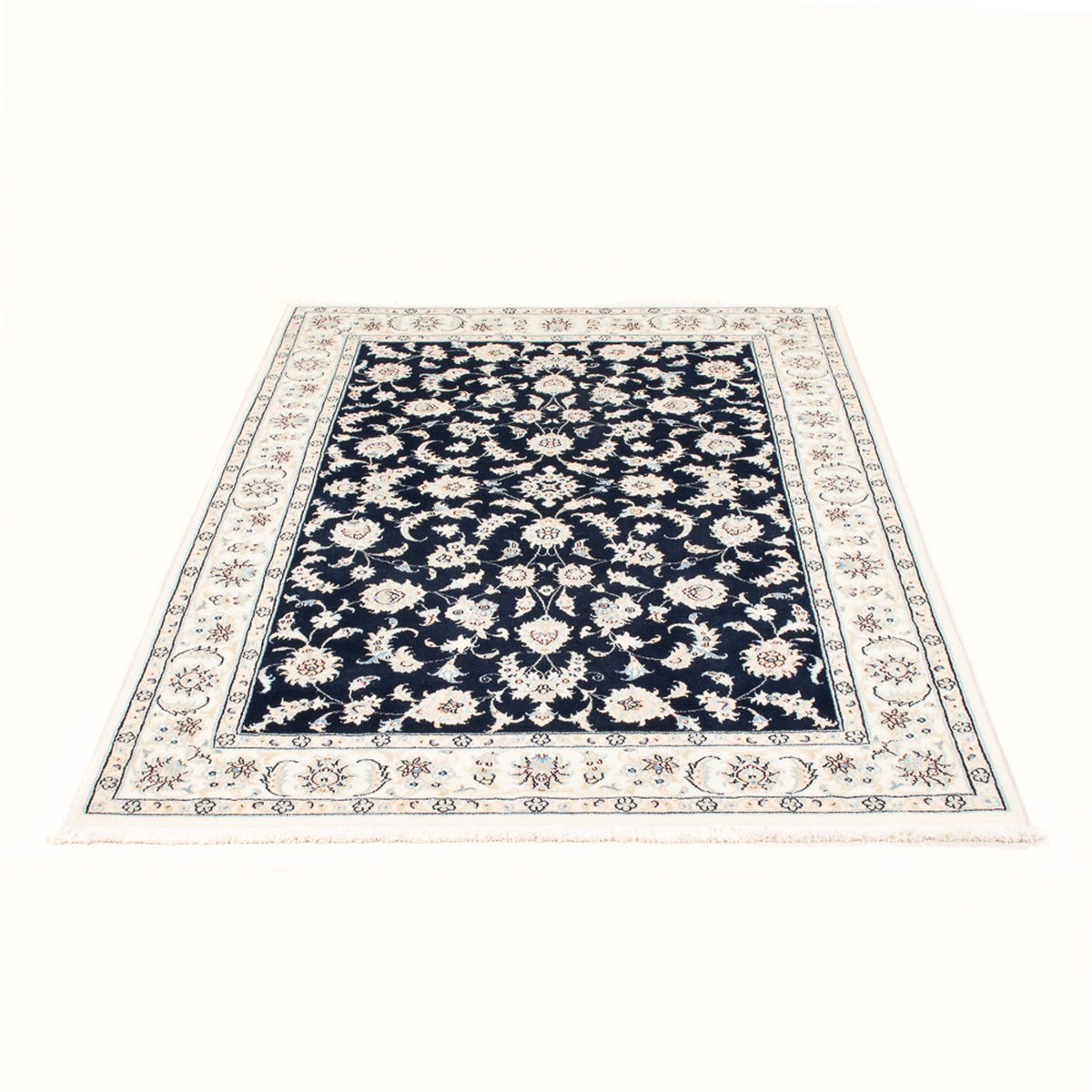 Perserteppich - Nain - Royal - 175 x 120 cm - dunkelblau