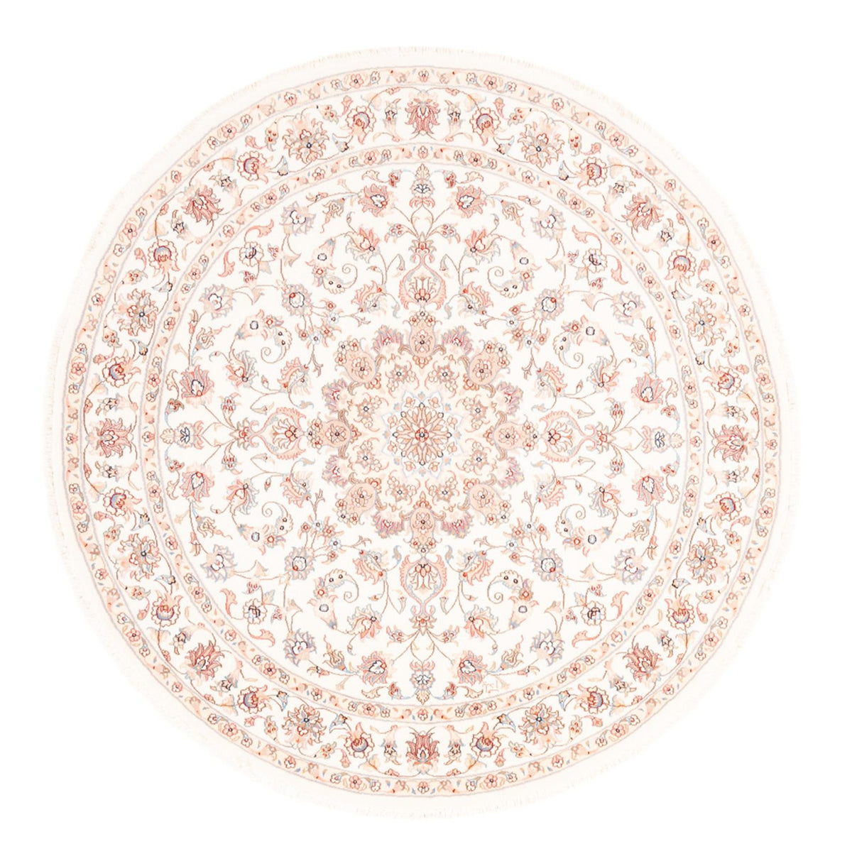 Perserteppich - Täbriz rund - 157 x 151 cm - creme