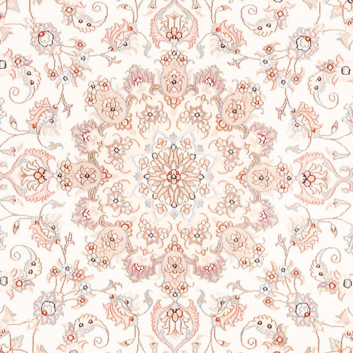 Perserteppich - Täbriz rund - 157 x 151 cm - creme
