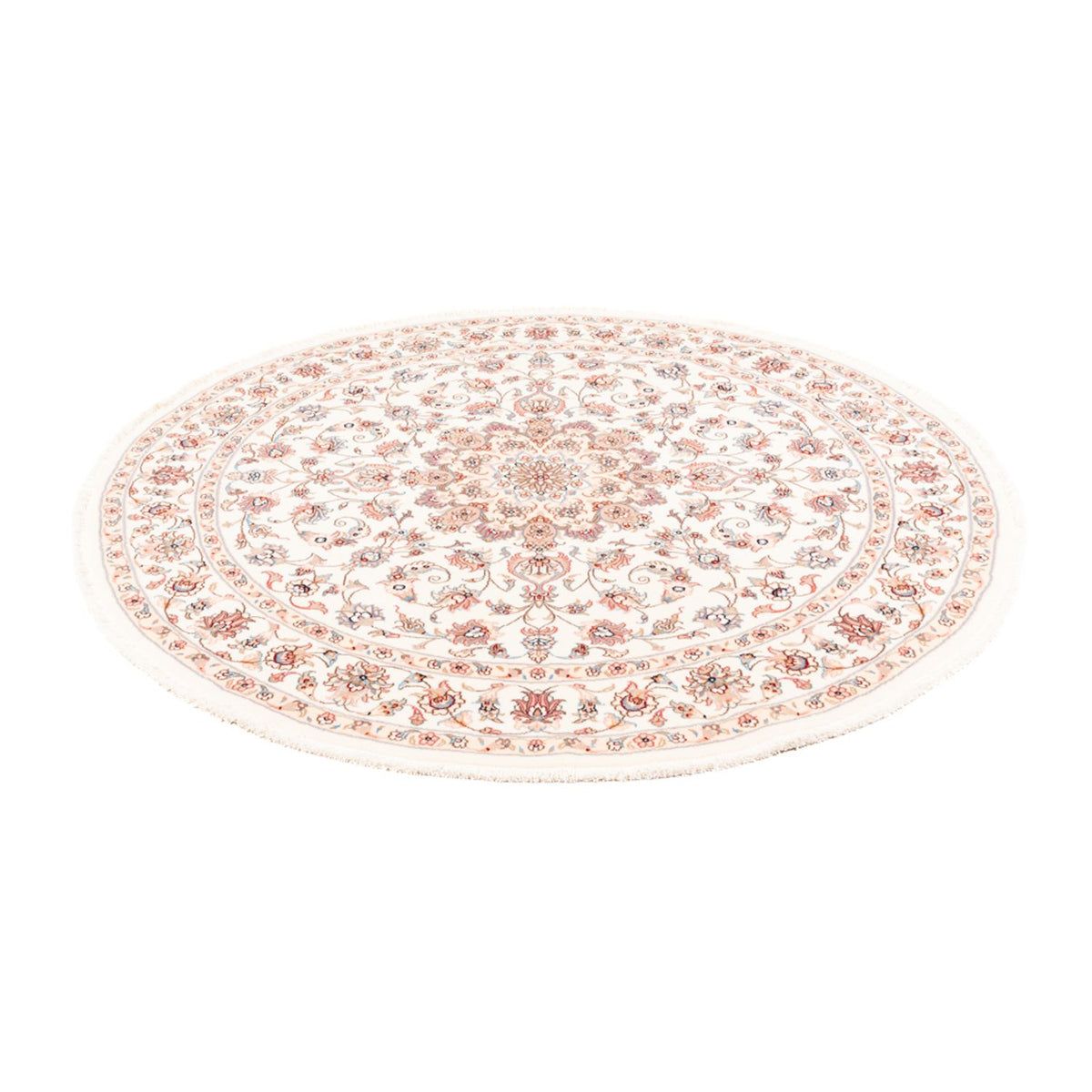 Perserteppich - Täbriz rund - 157 x 151 cm - creme