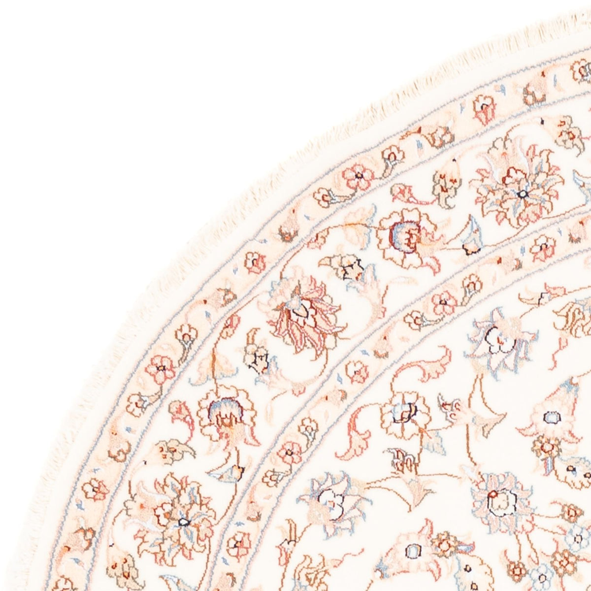 Perserteppich - Täbriz rund - 150 x 150 cm - creme