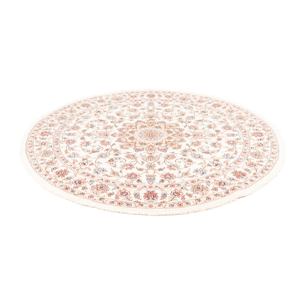 Perserteppich - Täbriz rund - 150 x 150 cm - creme