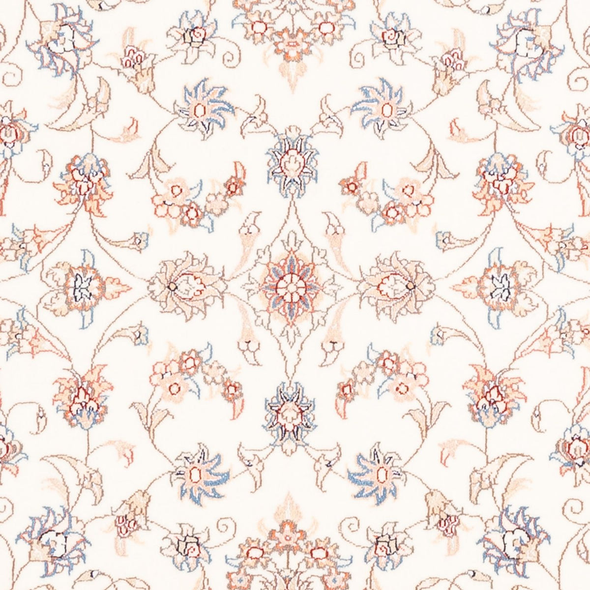 Perserteppich - Täbriz rund - 152 x 146 cm - creme