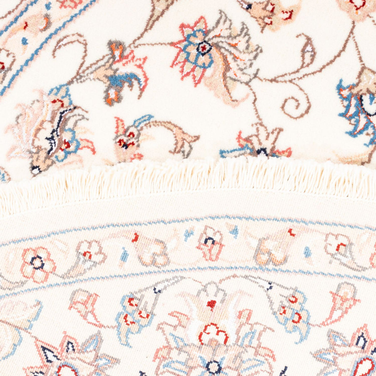 Perserteppich - Täbriz rund - 152 x 146 cm - creme
