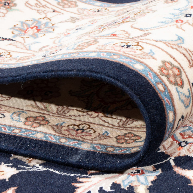 Perserteppich - Täbriz - Royal - 201 x 153 cm - dunkelblau