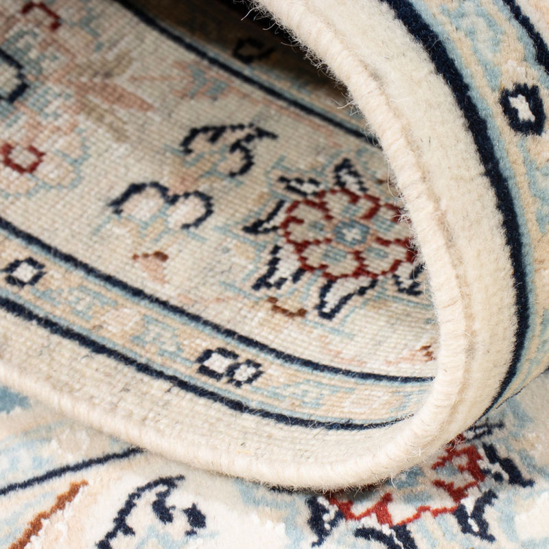 Perserteppich - Nain - Premium - 117 x 81 cm - dunkelblau