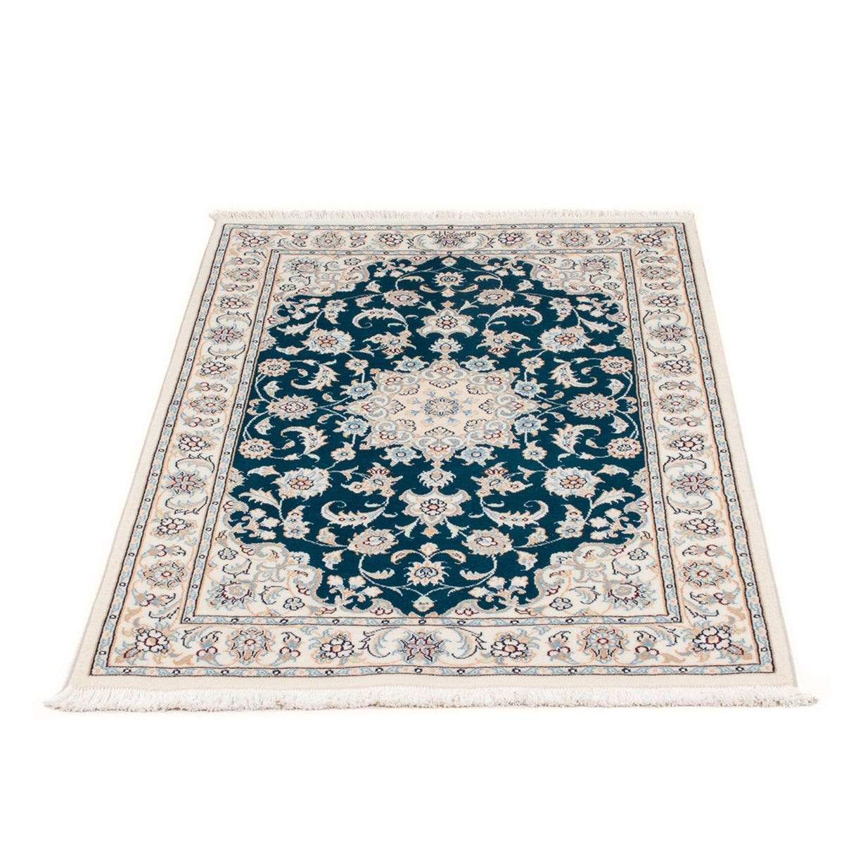 Perserteppich - Nain - Premium - 120 x 81 cm - dunkelgrün