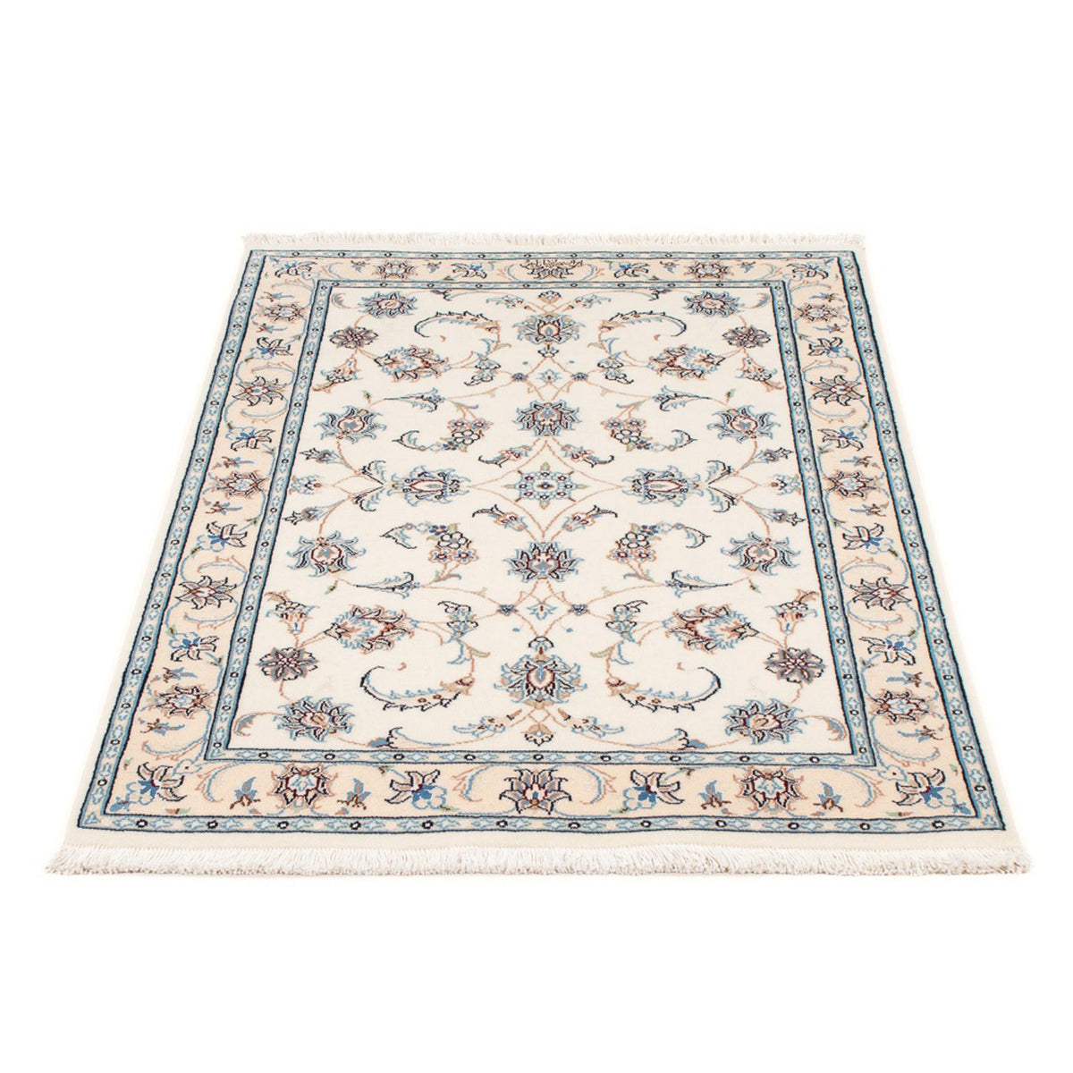Perserteppich - Nain - Premium - 122 x 81 cm - creme
