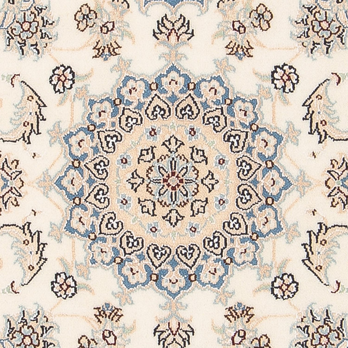 Perserteppich - Nain - Premium - 122 x 82 cm - creme