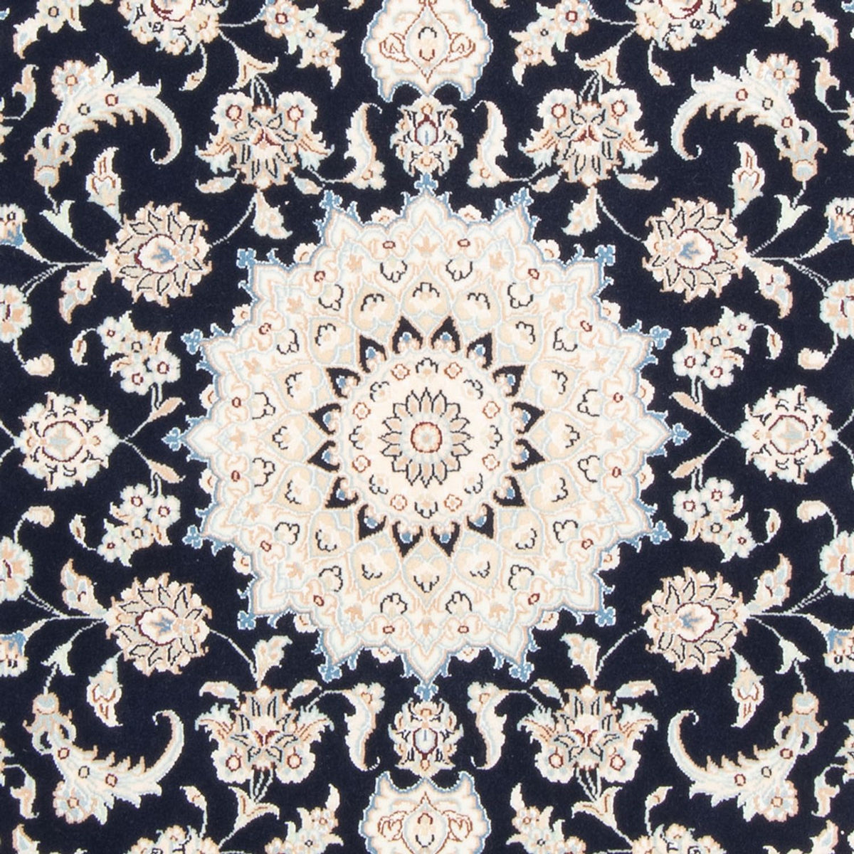 Perserteppich - Nain - Royal - 158 x 108 cm - dunkelblau