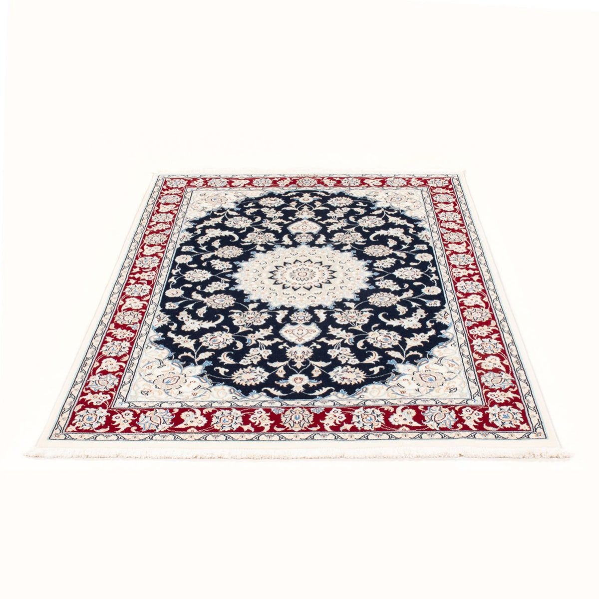 Perserteppich - Nain - Royal - 158 x 108 cm - dunkelblau