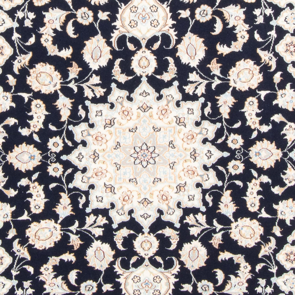 Perserteppich - Nain - Royal - 173 x 118 cm - dunkelblau