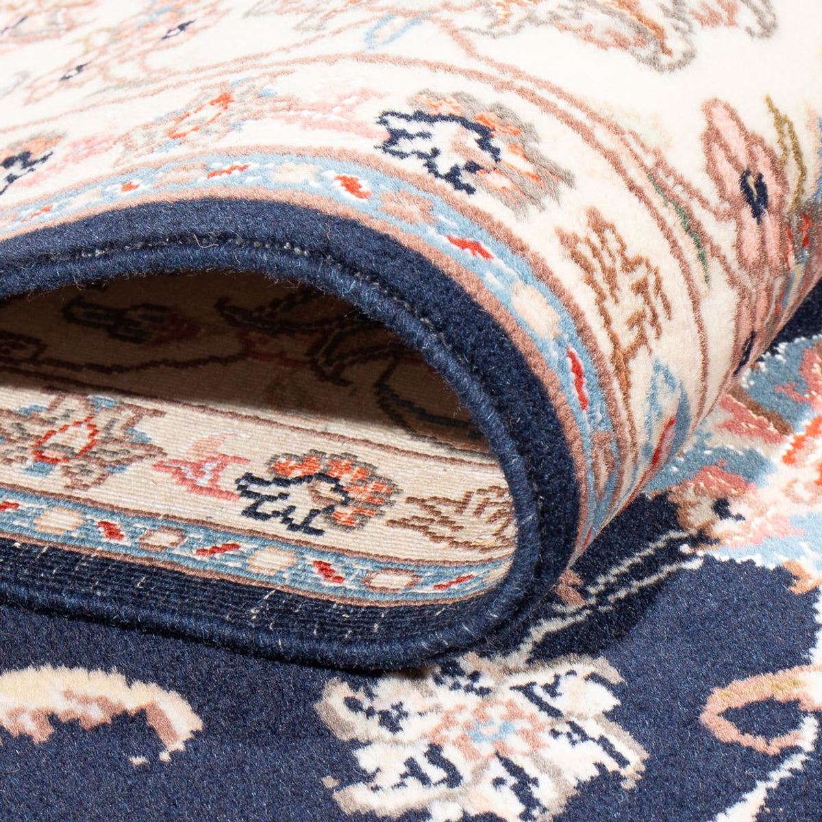 Perserteppich - Täbriz - Royal - 236 x 166 cm - dunkelblau