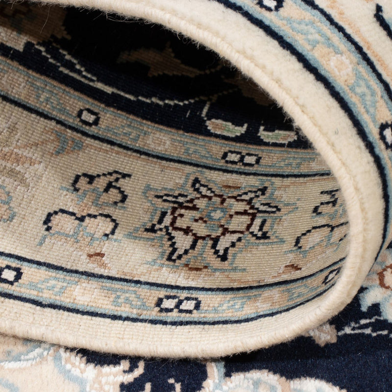 Perserteppich - Nain - Premium - 120 x 81 cm - dunkelblau
