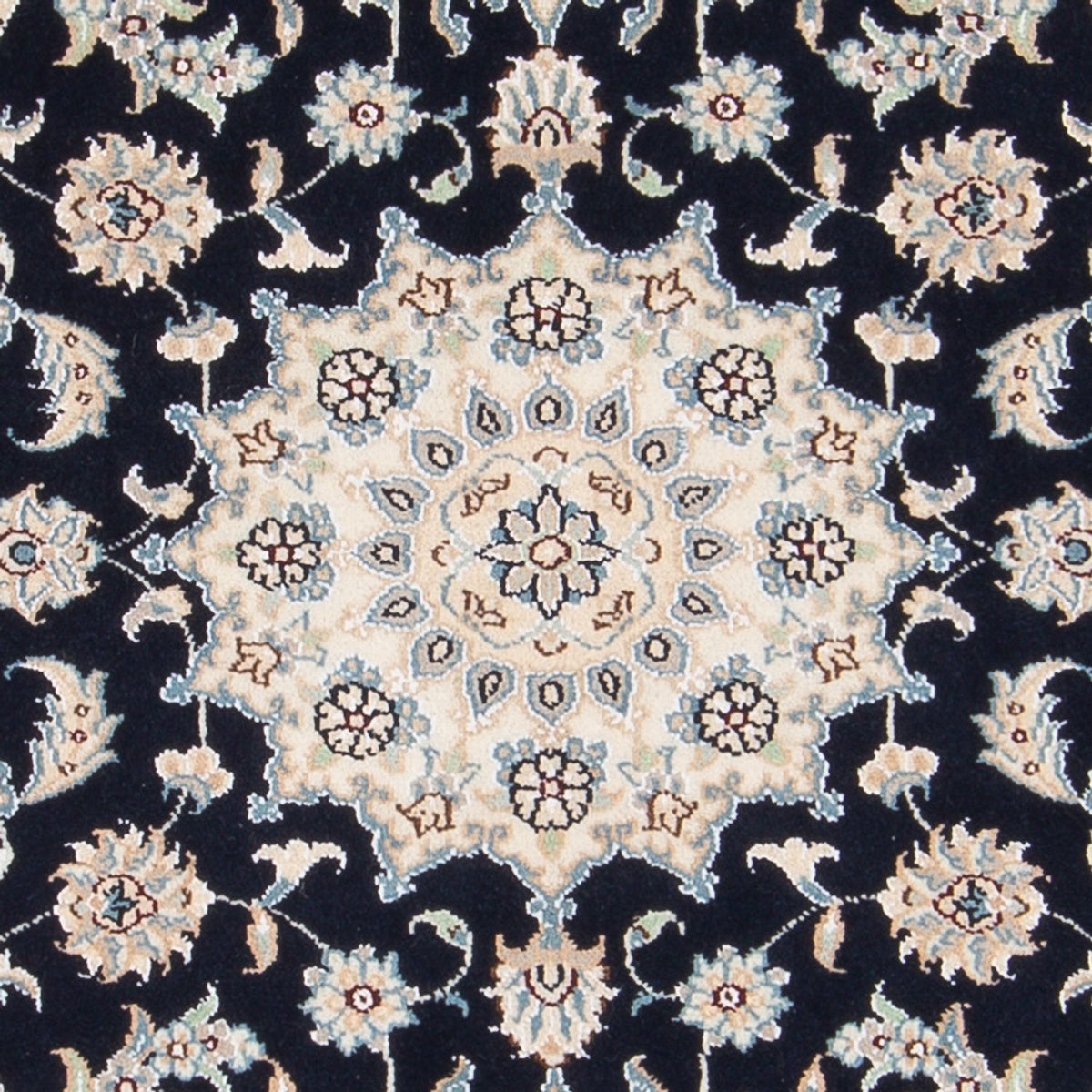 Perserteppich - Nain - Premium - 140 x 70 cm - dunkelblau