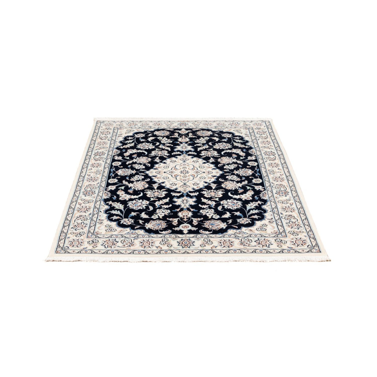 Perserteppich - Nain - Premium - 148 x 107 cm - dunkelblau
