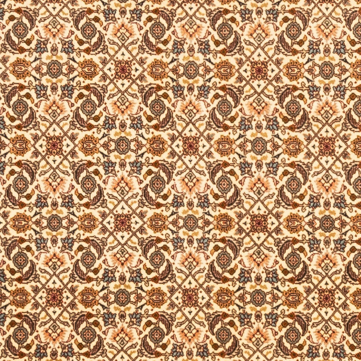 Perserteppich - Täbriz - Royal quadratisch - 206 x 204 cm - dunkelbeige