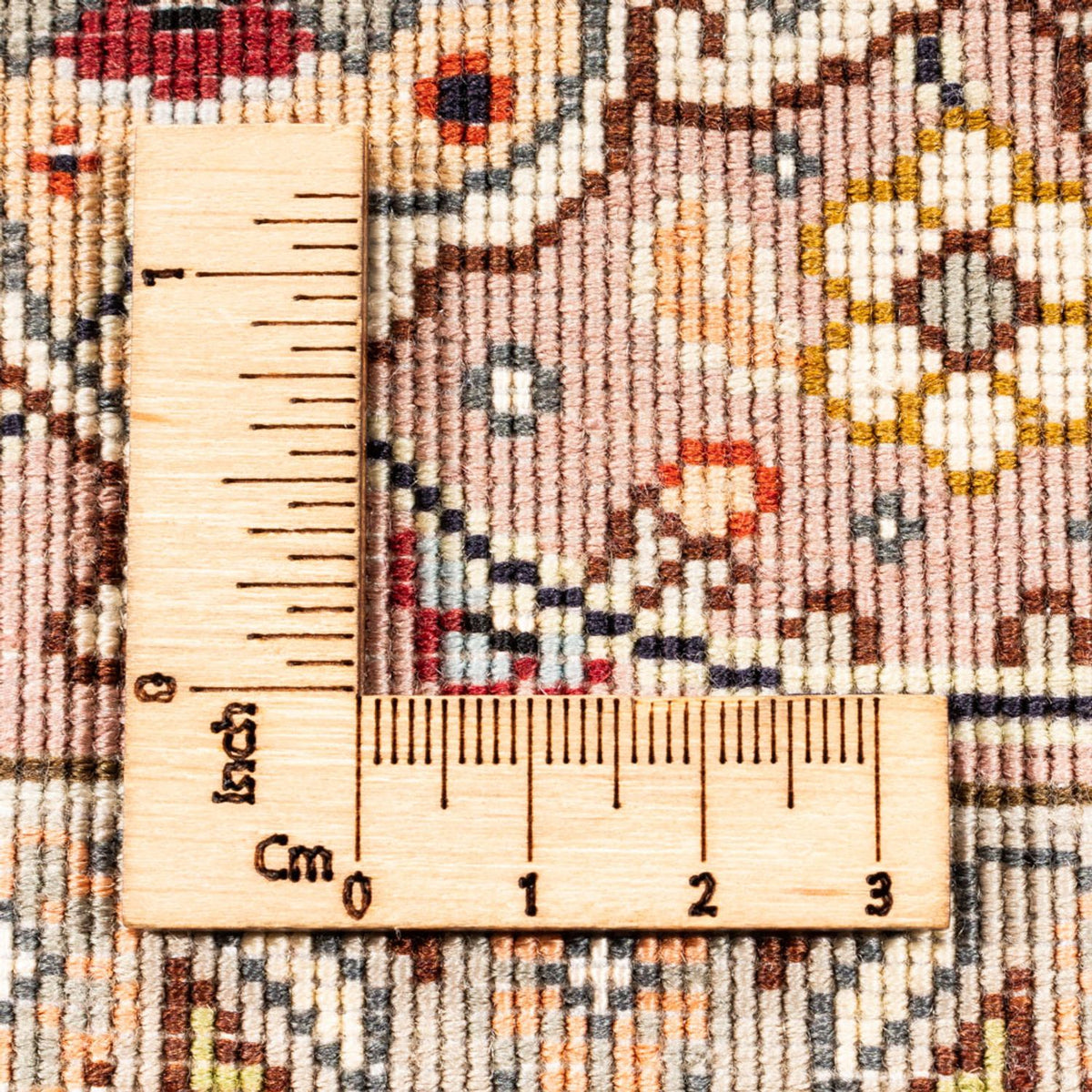 Perserteppich - Täbriz - Royal quadratisch - 206 x 204 cm - dunkelbeige