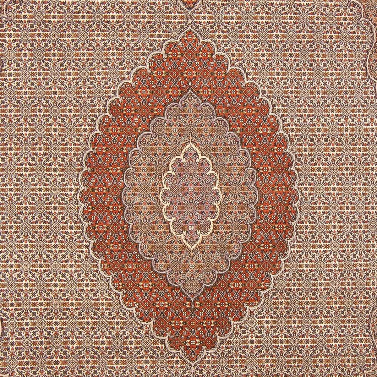 Perserteppich - Täbriz - Royal - 304 x 195 cm - dunkelbeige