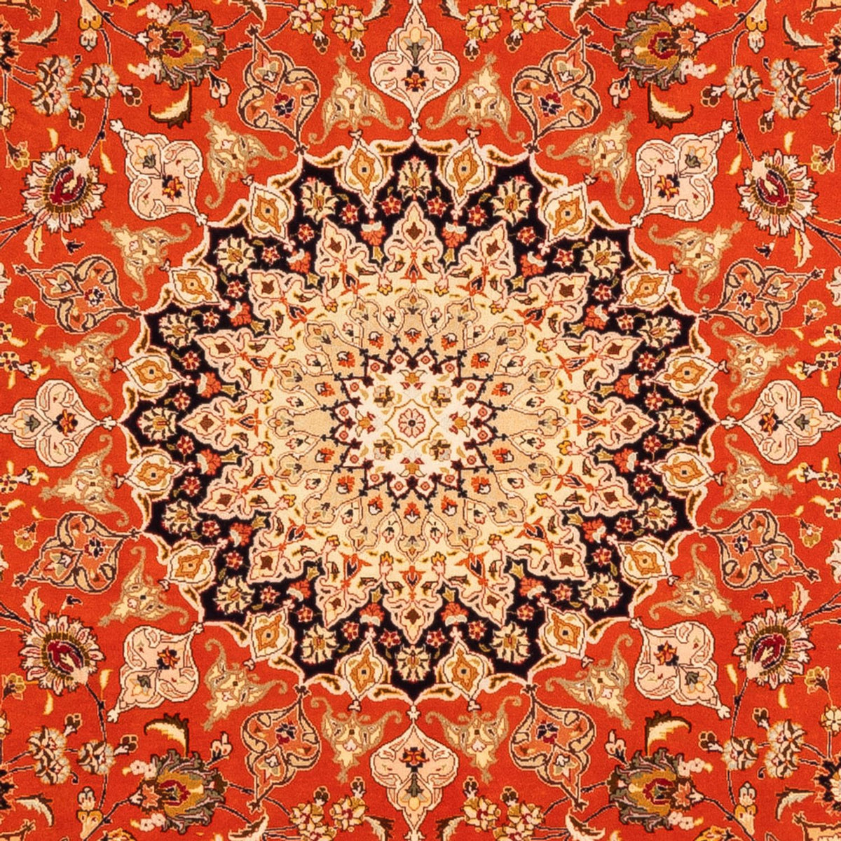 Perserteppich - Täbriz quadratisch - 253 x 249 cm - orange