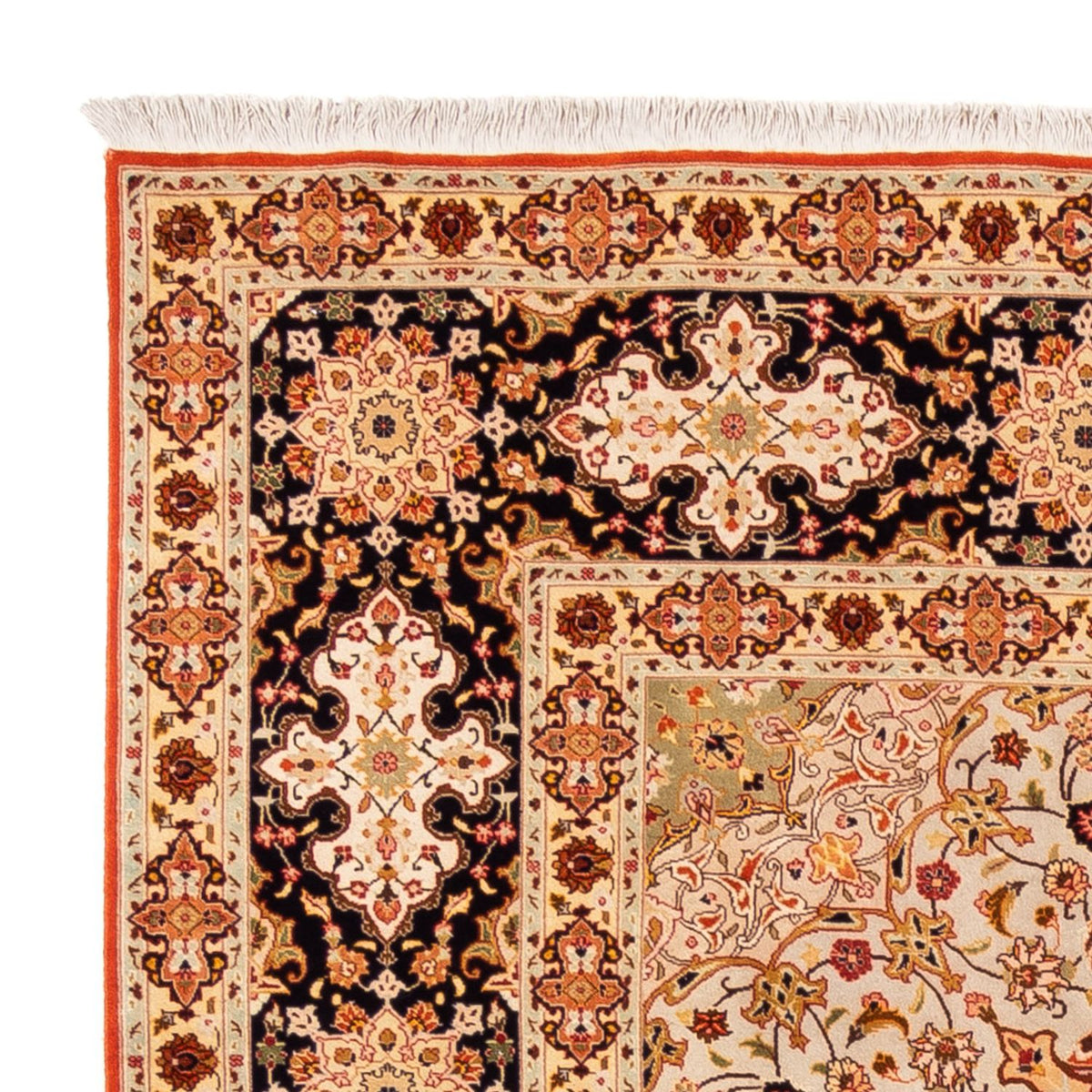 Perserteppich - Täbriz quadratisch - 253 x 249 cm - orange