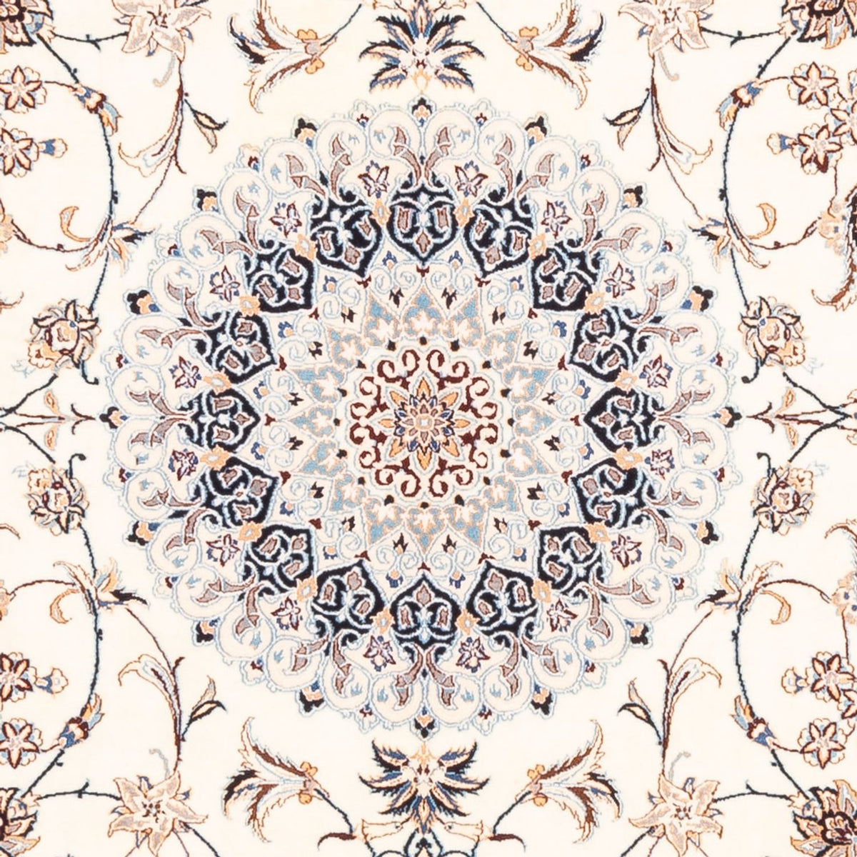 Perserteppich - Nain - Premium - 240 x 203 cm - creme