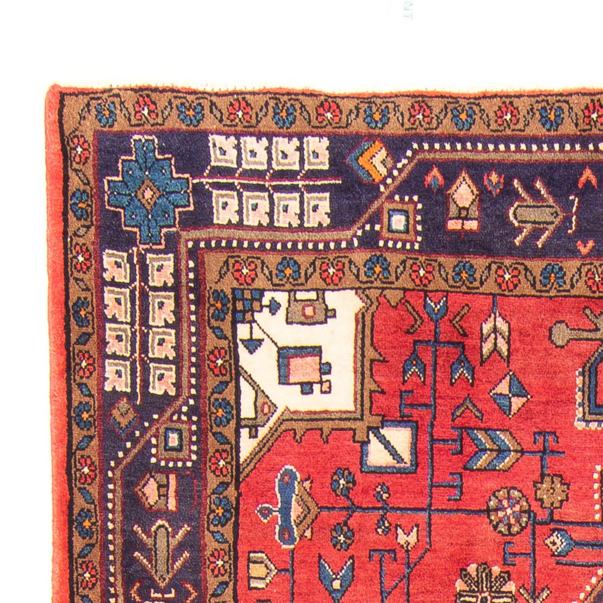 Perserteppich - Nomadic - 257 x 150 cm - rot